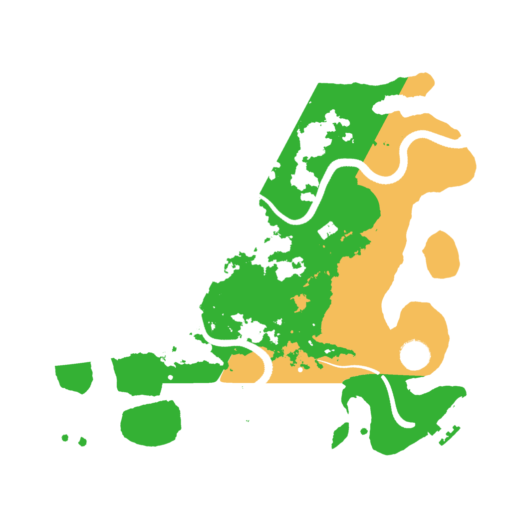Biome Rust Map: Procedural Map, Size: 3000, Seed: 988222746