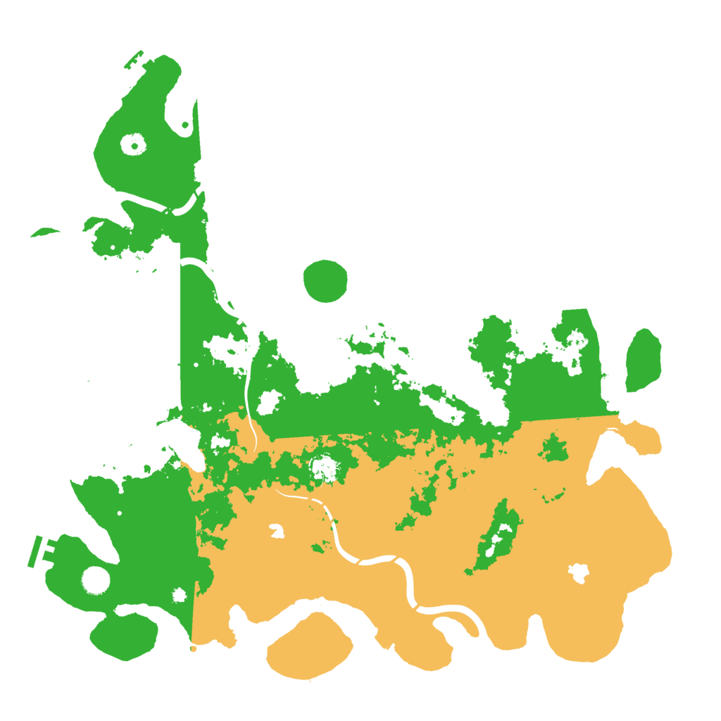 Biome Rust Map: Procedural Map, Size: 4500, Seed: 623430548