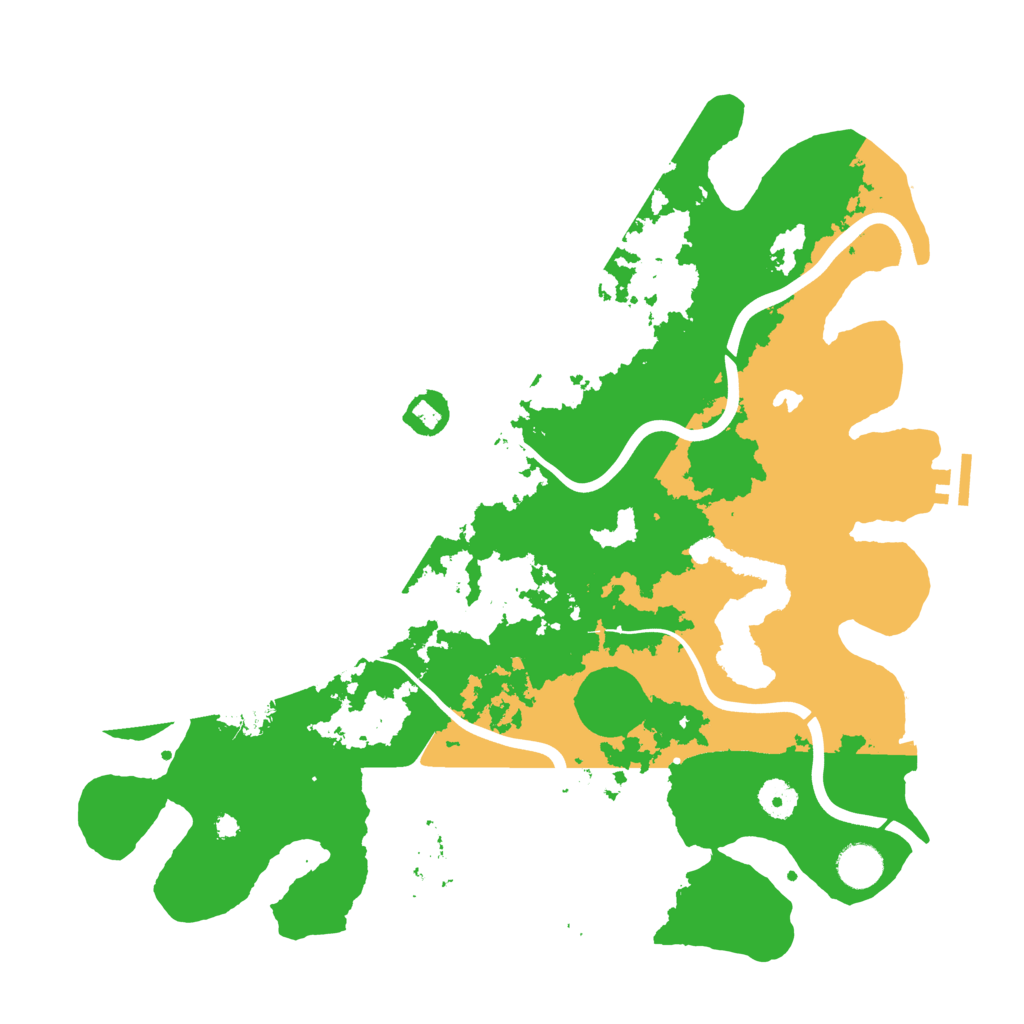 Biome Rust Map: Procedural Map, Size: 4000, Seed: 56797