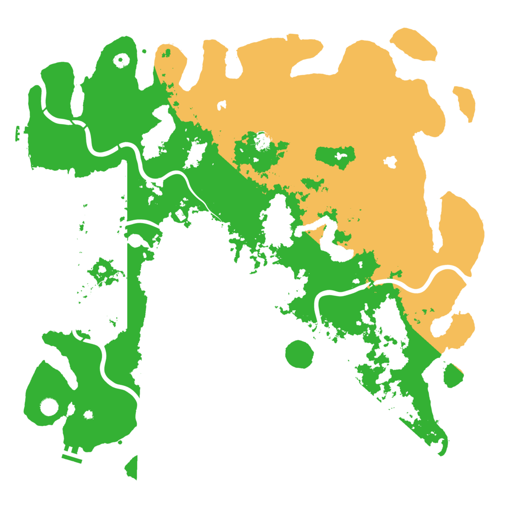 Biome Rust Map: Procedural Map, Size: 5000, Seed: 442
