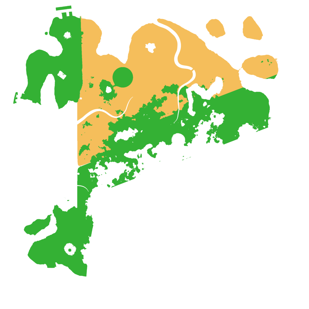 Biome Rust Map: Procedural Map, Size: 4000, Seed: 7082025