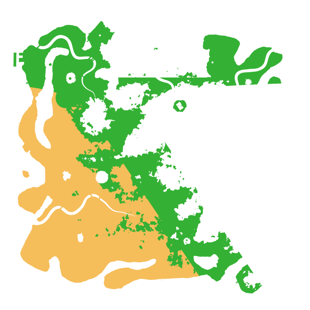 Biome Rust Map: Procedural Map, Size: 4500, Seed: 133359024