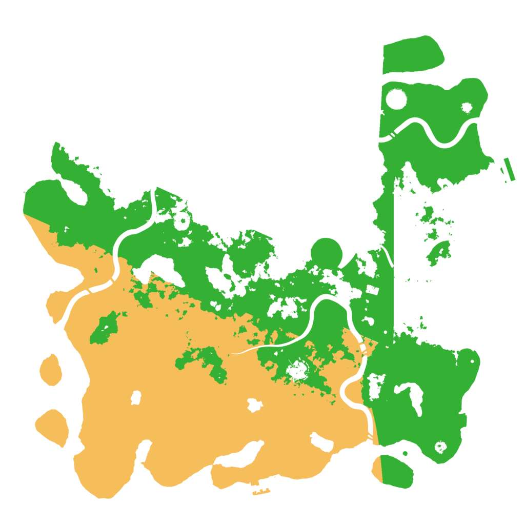 Biome Rust Map: Procedural Map, Size: 4500, Seed: 308788339