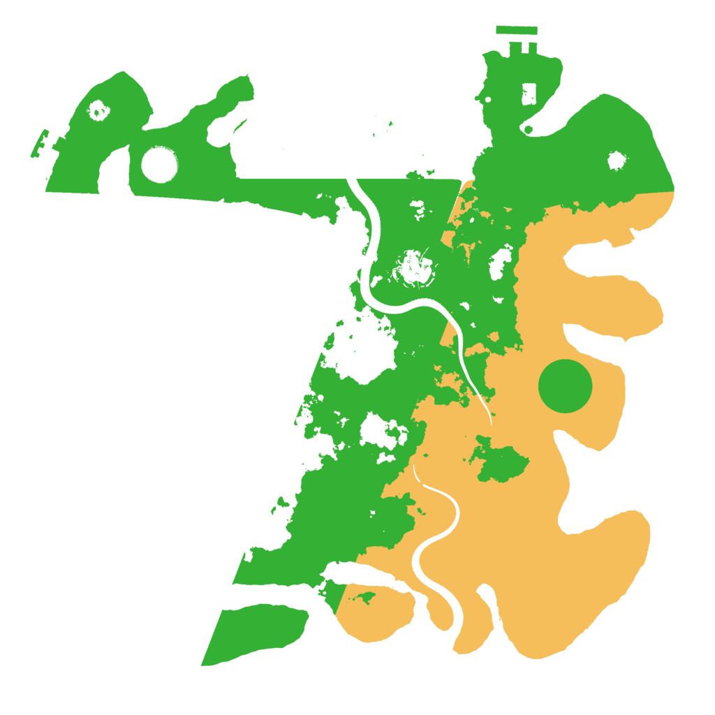 Biome Rust Map: Procedural Map, Size: 3500, Seed: 1365054075