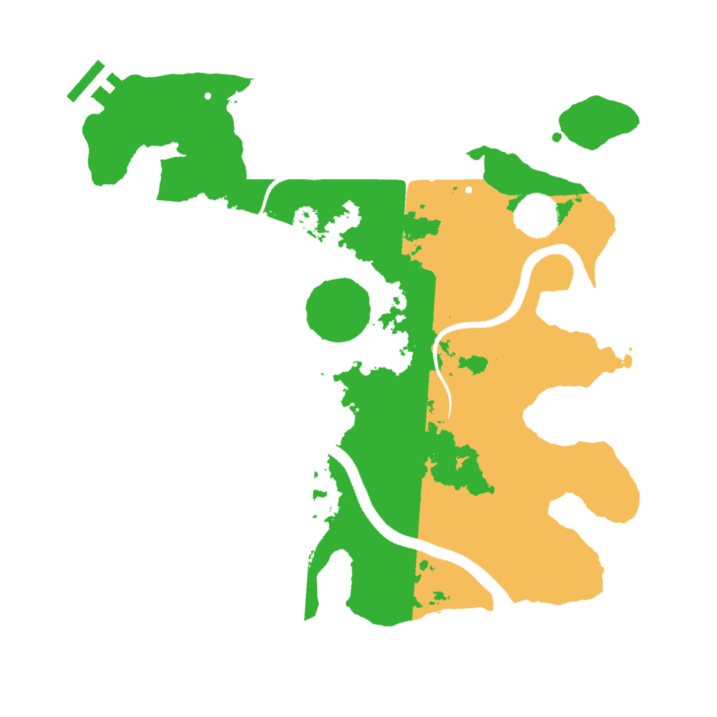 Biome Rust Map: Procedural Map, Size: 3000, Seed: 1865454803