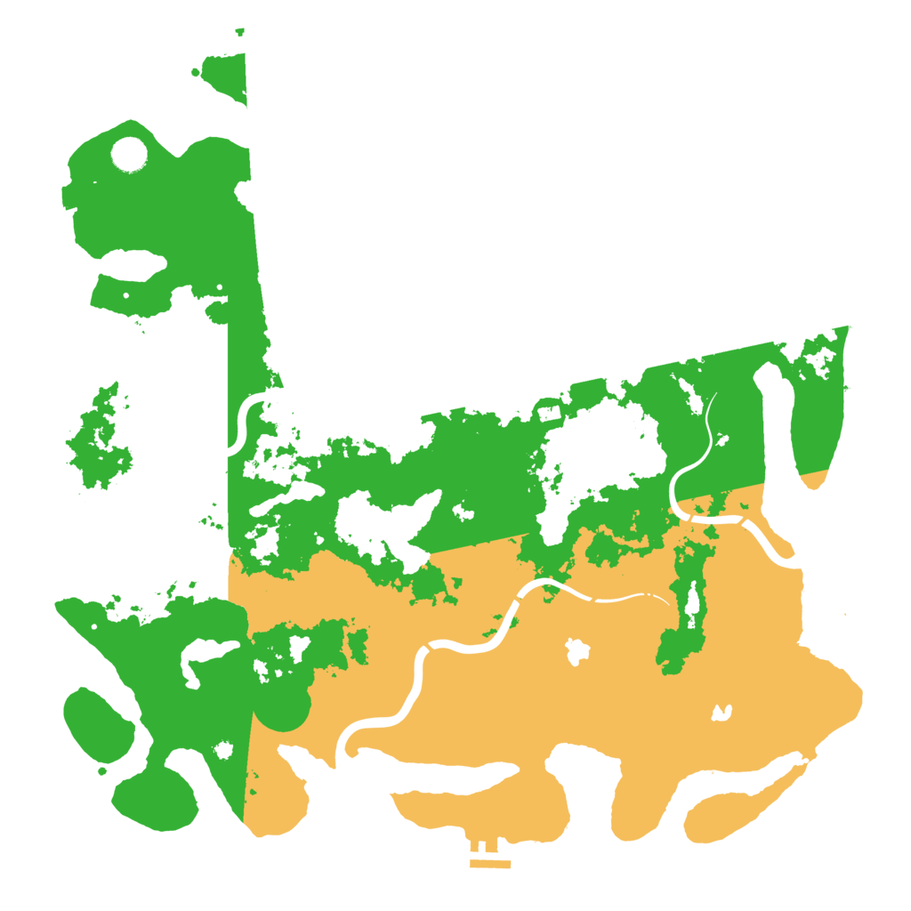 Biome Rust Map: Procedural Map, Size: 4500, Seed: 336177044