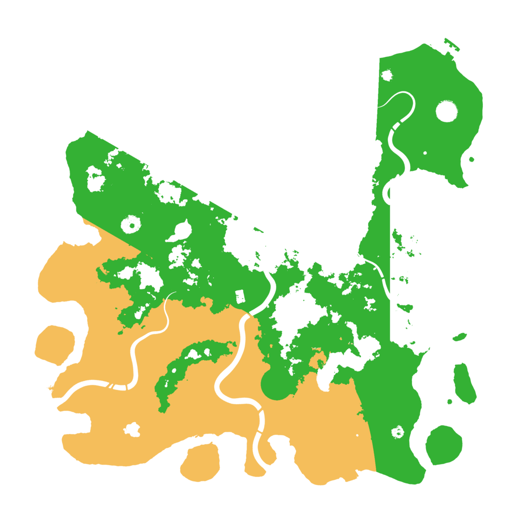 Biome Rust Map: Procedural Map, Size: 4250, Seed: 110340686