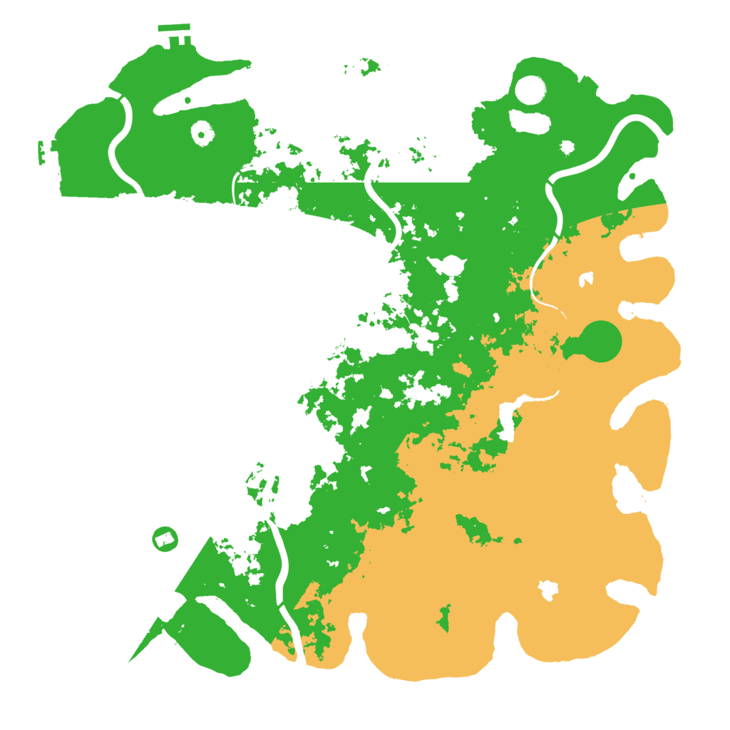 Biome Rust Map: Procedural Map, Size: 4602, Seed: 238765