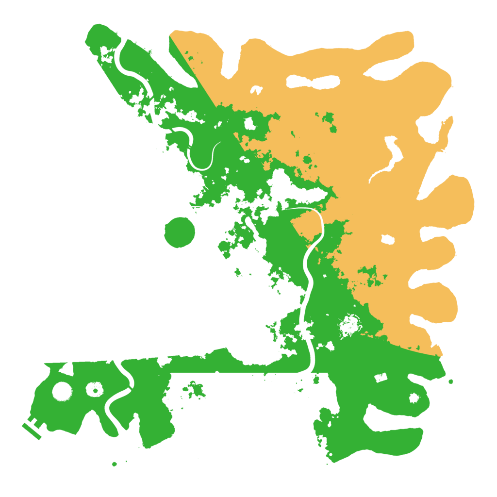 Biome Rust Map: Procedural Map, Size: 4500, Seed: 2775704