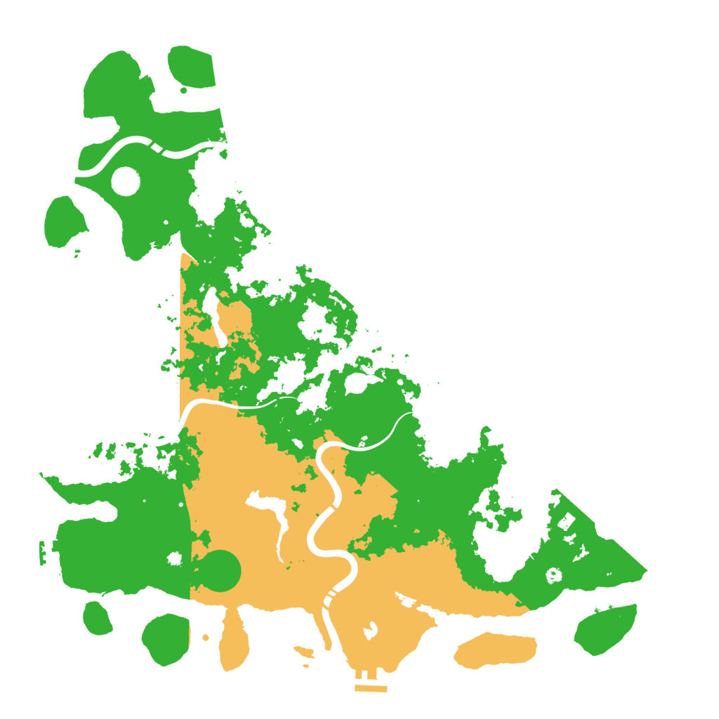 Biome Rust Map: Procedural Map, Size: 4500, Seed: 1867941075