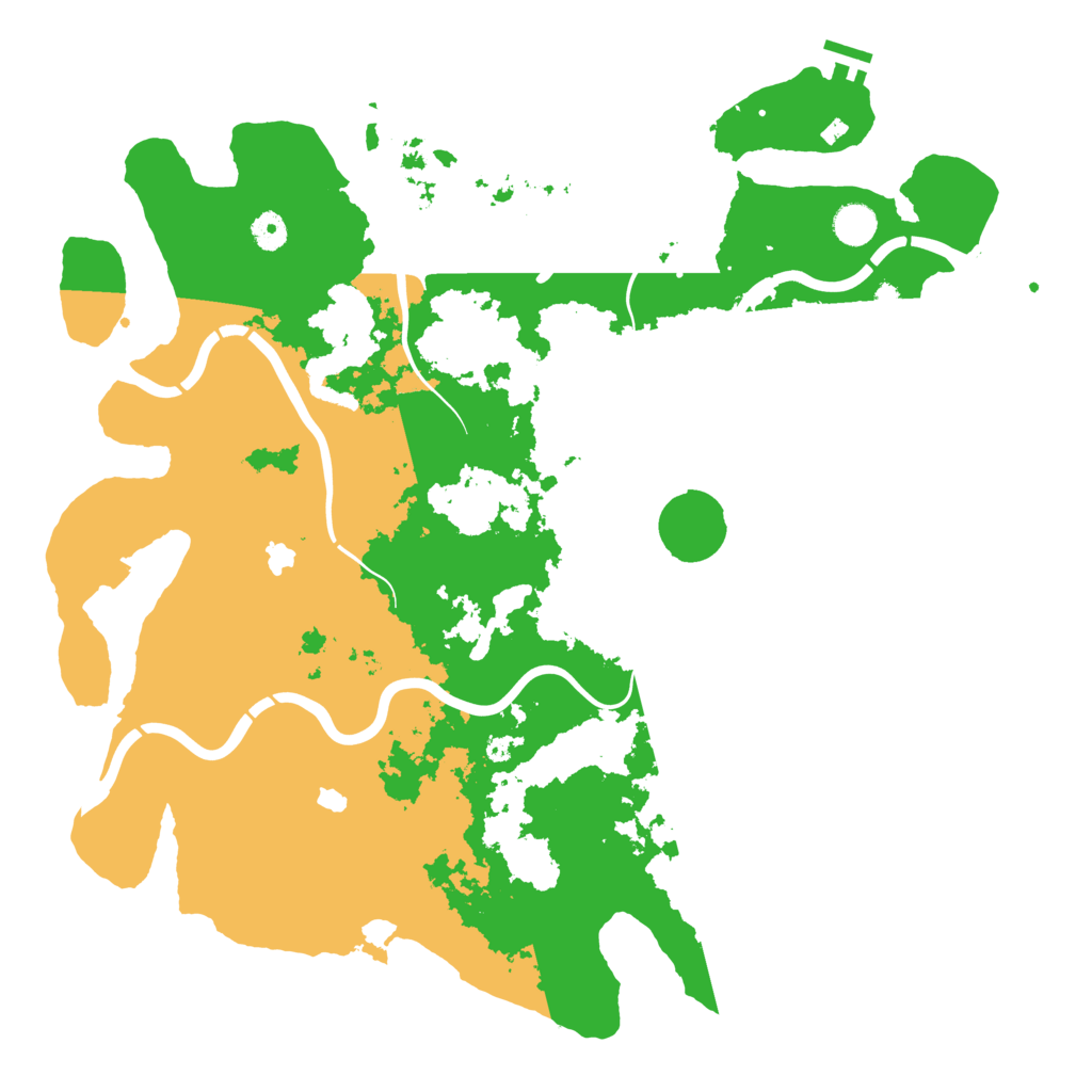 Biome Rust Map: Procedural Map, Size: 4500, Seed: 589443207