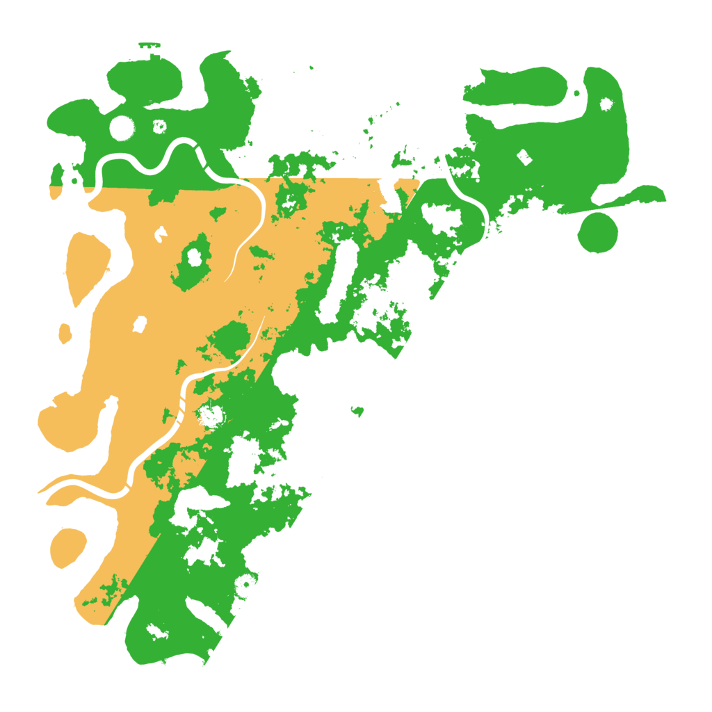 Biome Rust Map: Procedural Map, Size: 5000, Seed: 42041