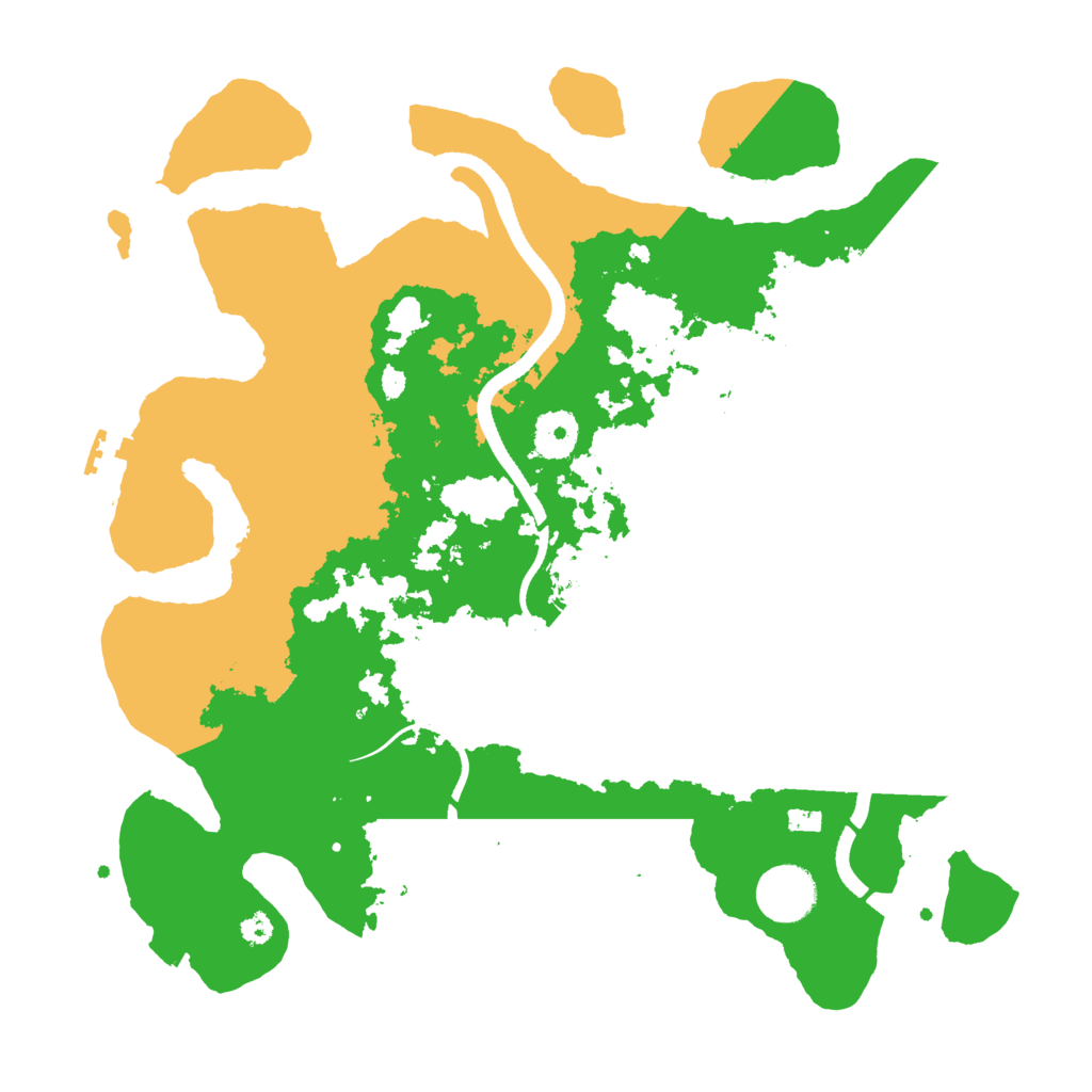 Biome Rust Map: Procedural Map, Size: 3500, Seed: 1821273234