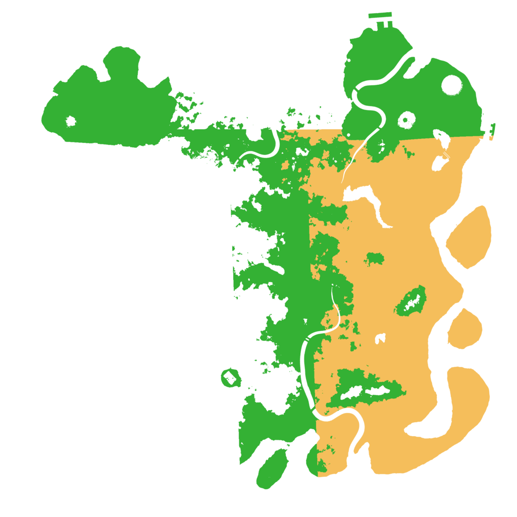 Biome Rust Map: Procedural Map, Size: 4500, Seed: 9243