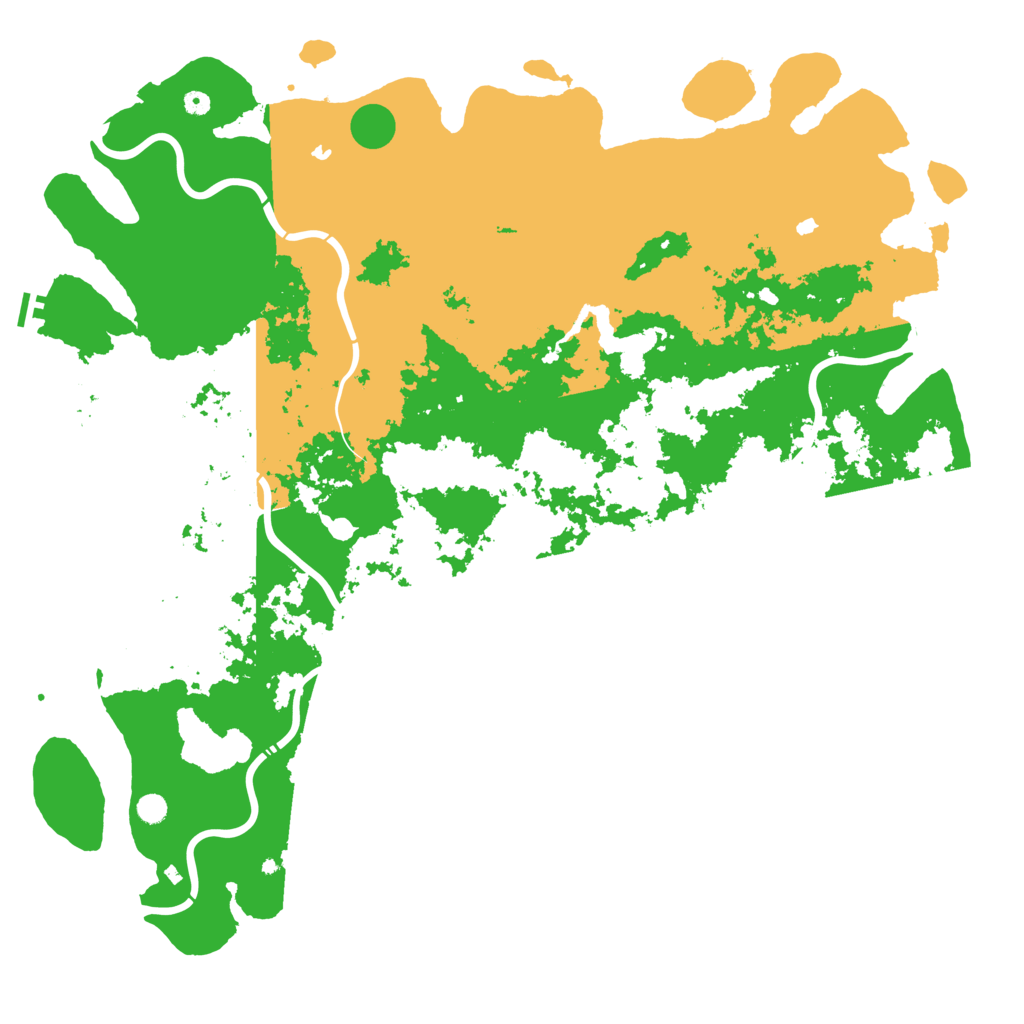 Biome Rust Map: Procedural Map, Size: 6000, Seed: 2011755077