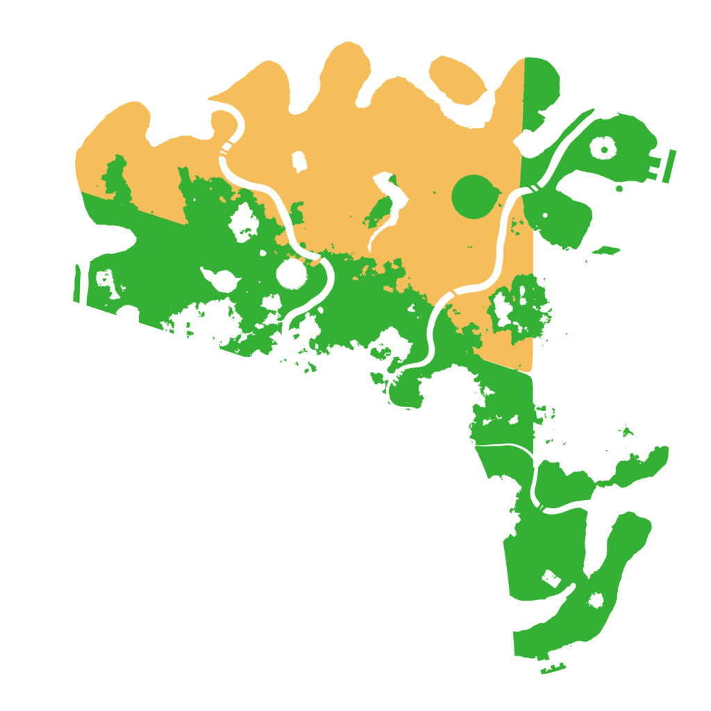 Biome Rust Map: Procedural Map, Size: 4250, Seed: 643539697