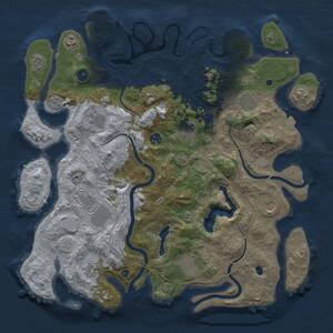 Thumbnail Rust Map: Procedural Map, Size: 4250, Seed: 1125838953, 15 Monuments