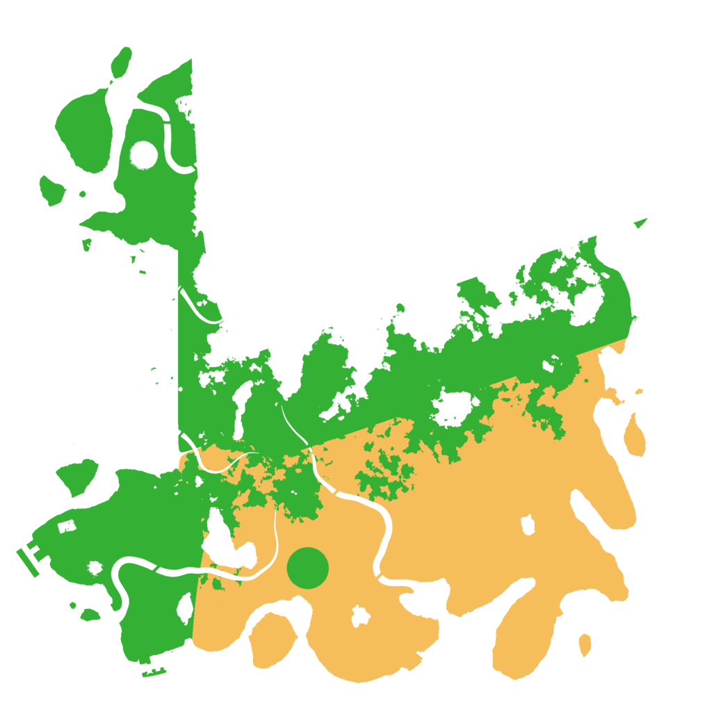 Biome Rust Map: Procedural Map, Size: 4500, Seed: 2103994674