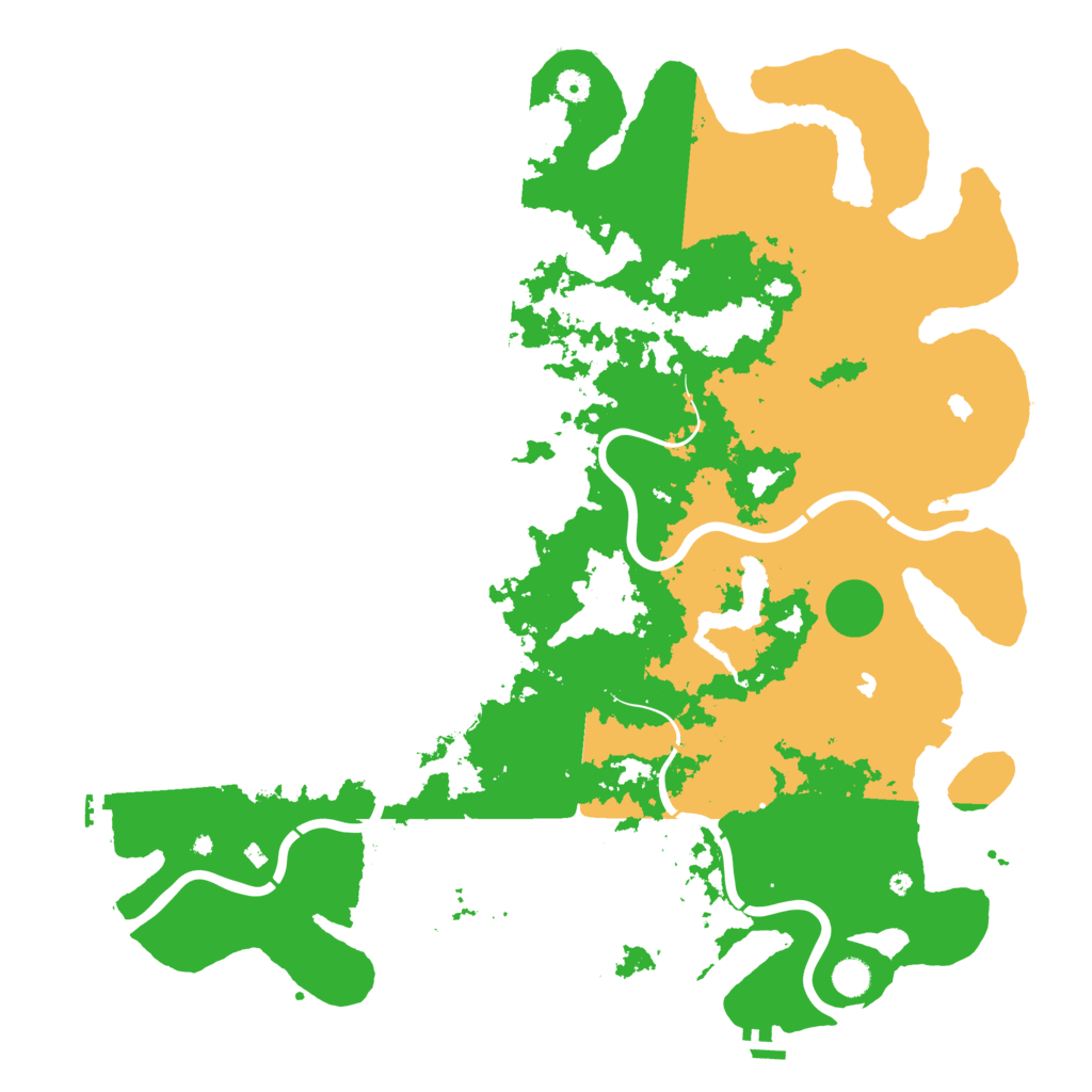 Biome Rust Map: Procedural Map, Size: 5000, Seed: 812012551