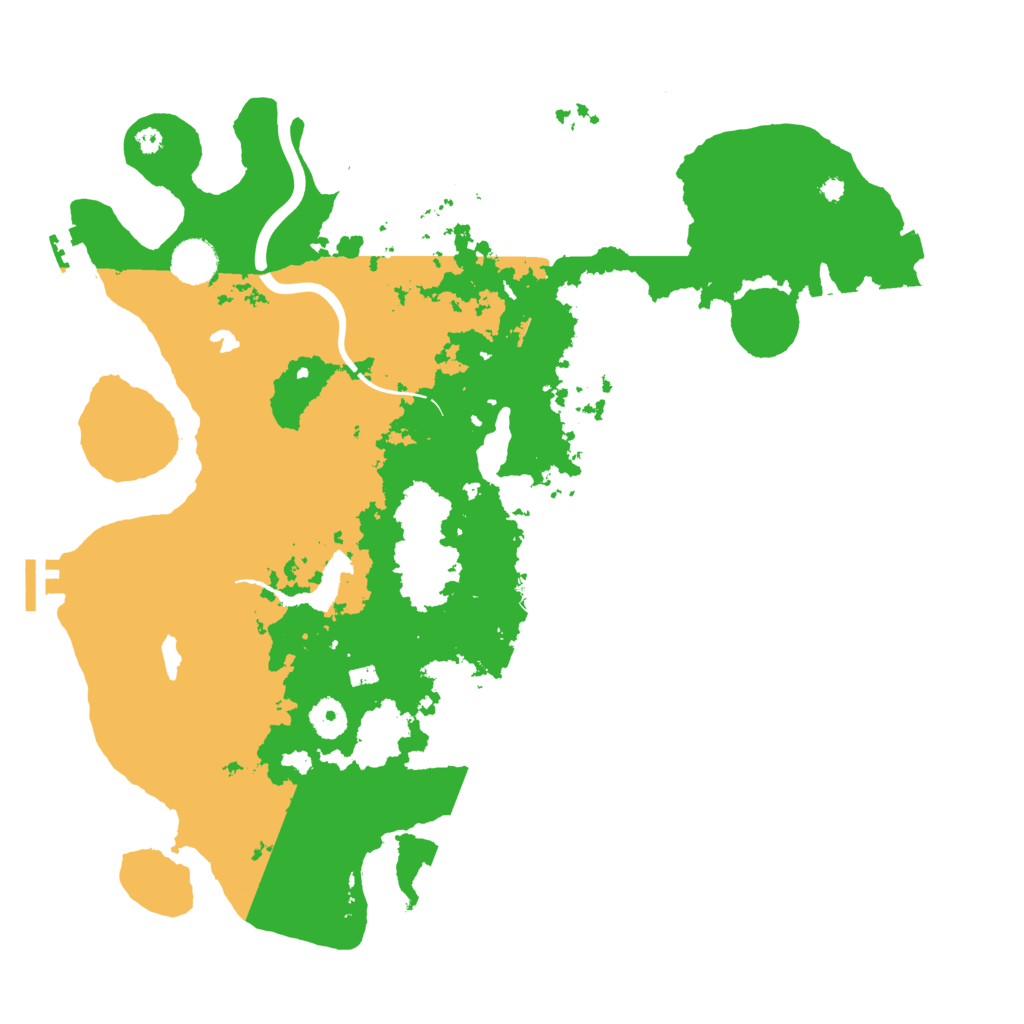 Biome Rust Map: Procedural Map, Size: 4000, Seed: 35325