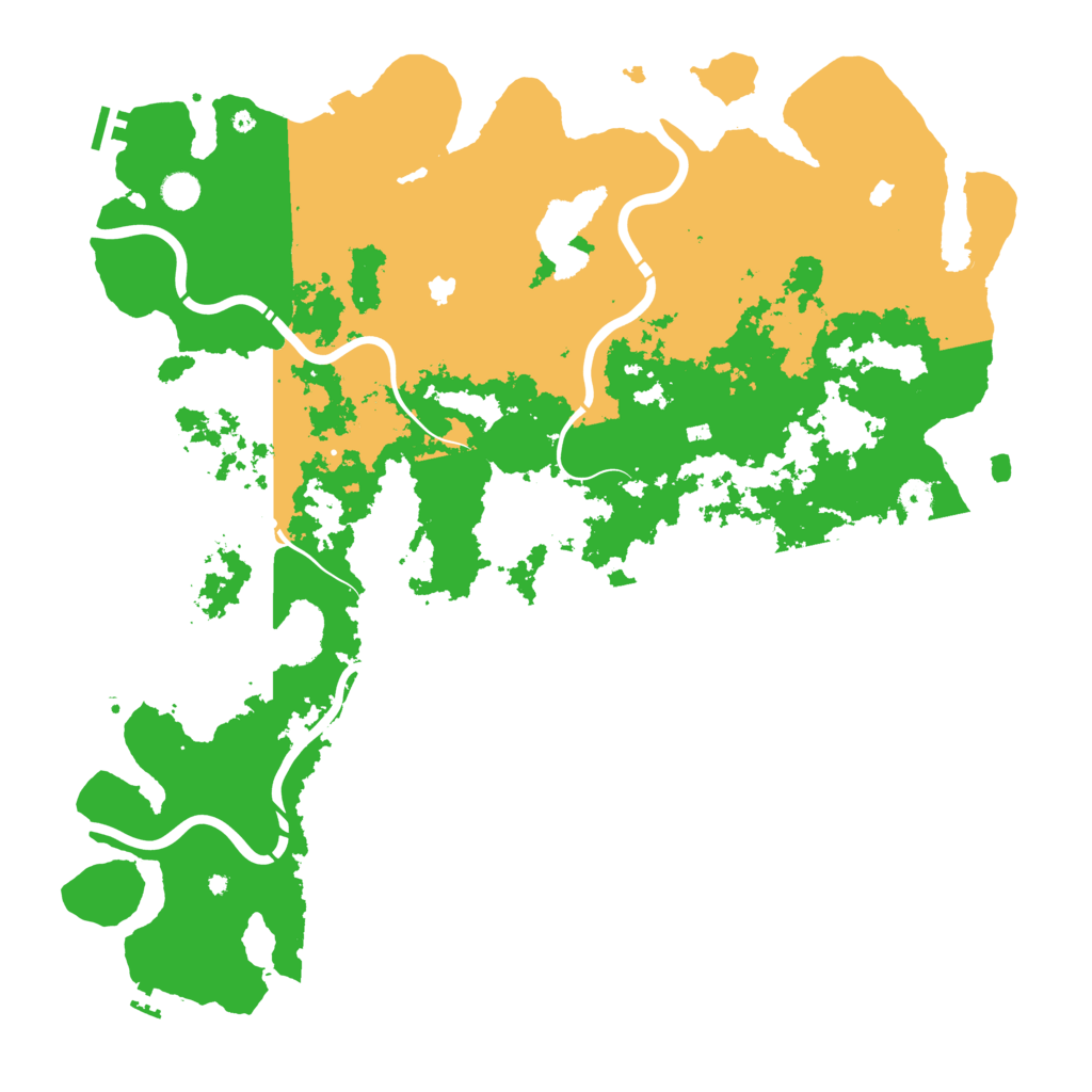 Biome Rust Map: Procedural Map, Size: 5000, Seed: 217198557