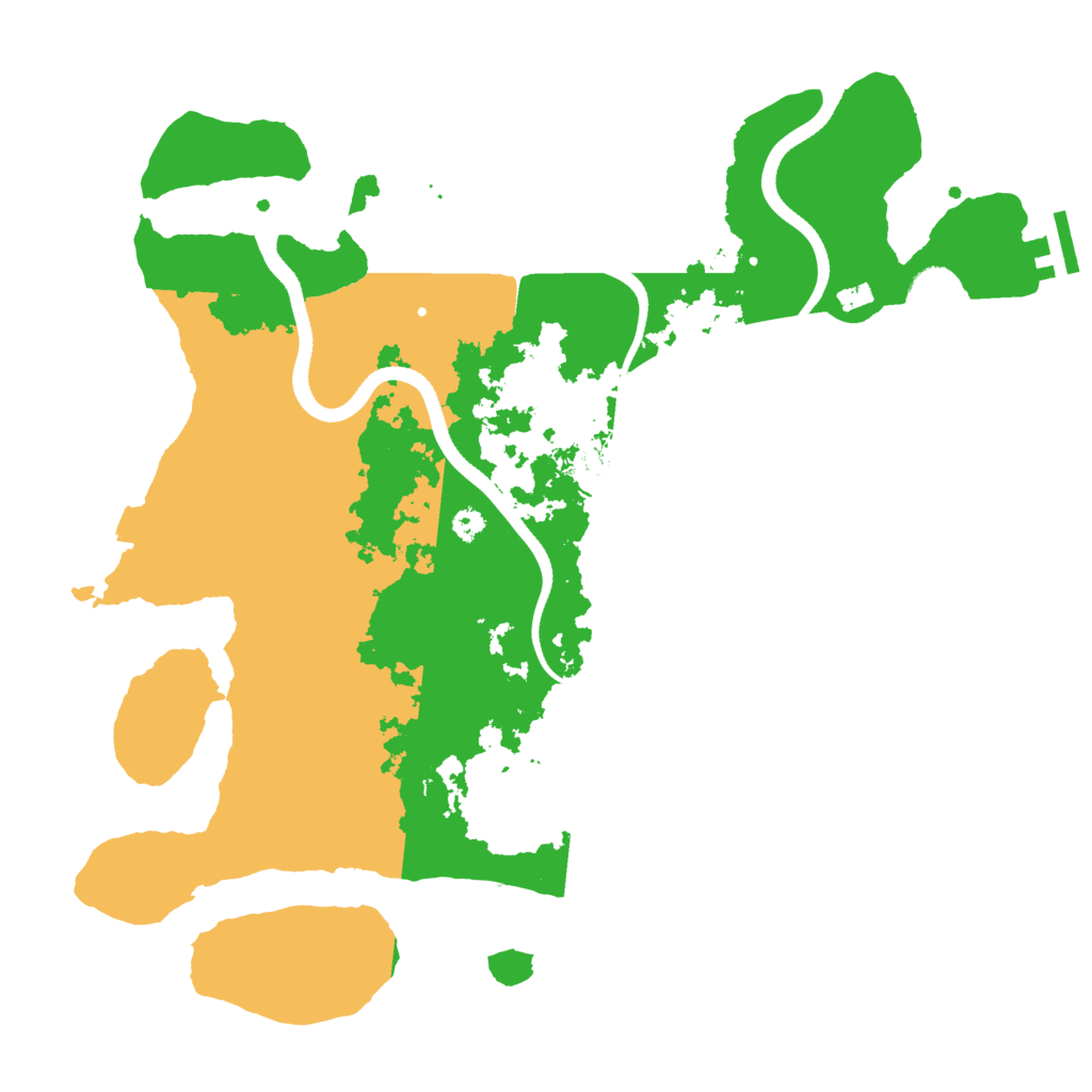 Biome Rust Map: Procedural Map, Size: 3500, Seed: 456776834