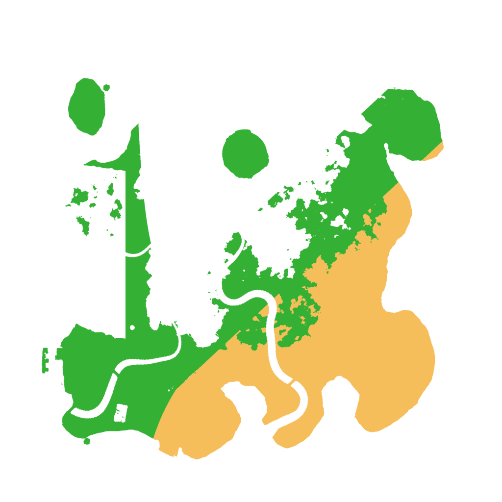 Biome Rust Map: Procedural Map, Size: 3000, Seed: 466784