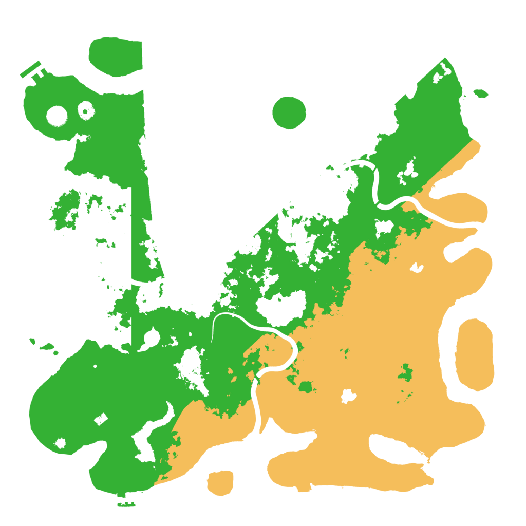 Biome Rust Map: Procedural Map, Size: 4500, Seed: 1526778806