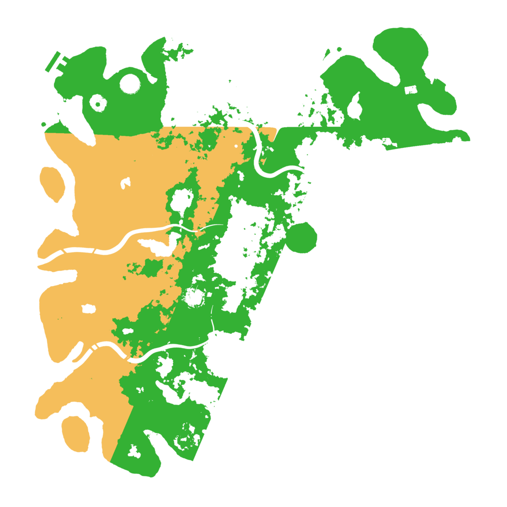 Biome Rust Map: Procedural Map, Size: 4500, Seed: 1888240738