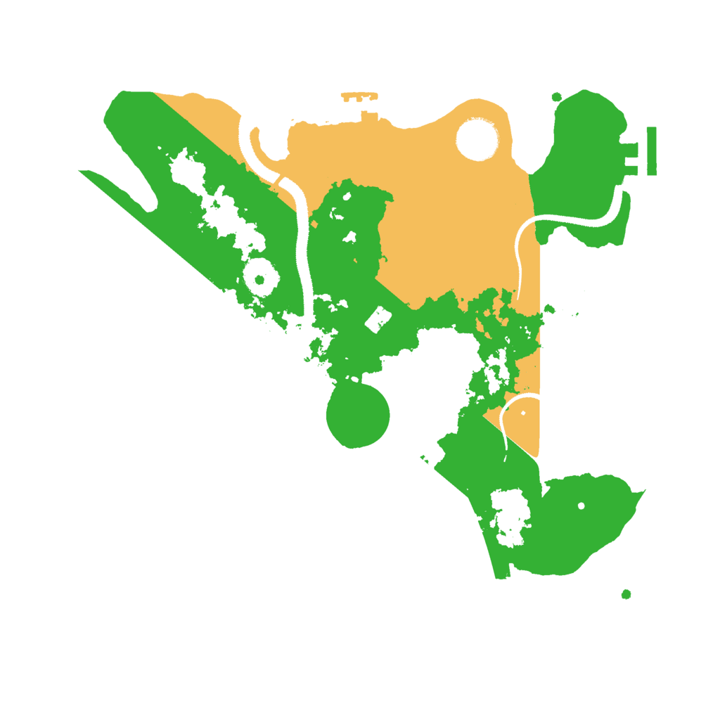 Biome Rust Map: Procedural Map, Size: 3000, Seed: 1834515