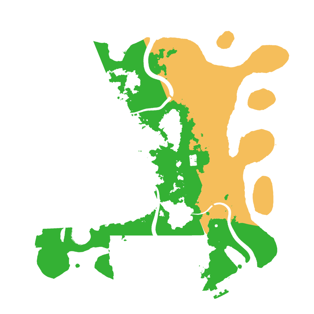 Biome Rust Map: Procedural Map, Size: 3000, Seed: 67234901