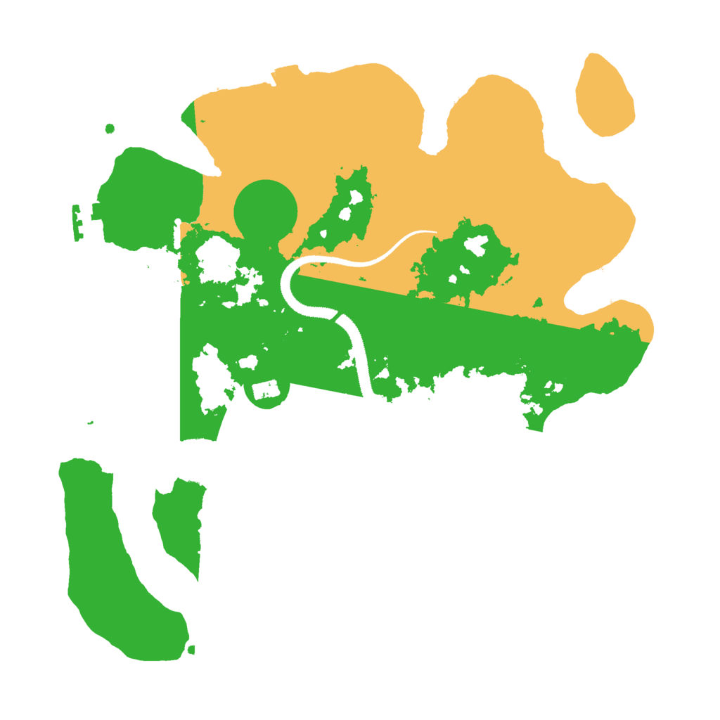 Biome Rust Map: Procedural Map, Size: 3000, Seed: 1345888446