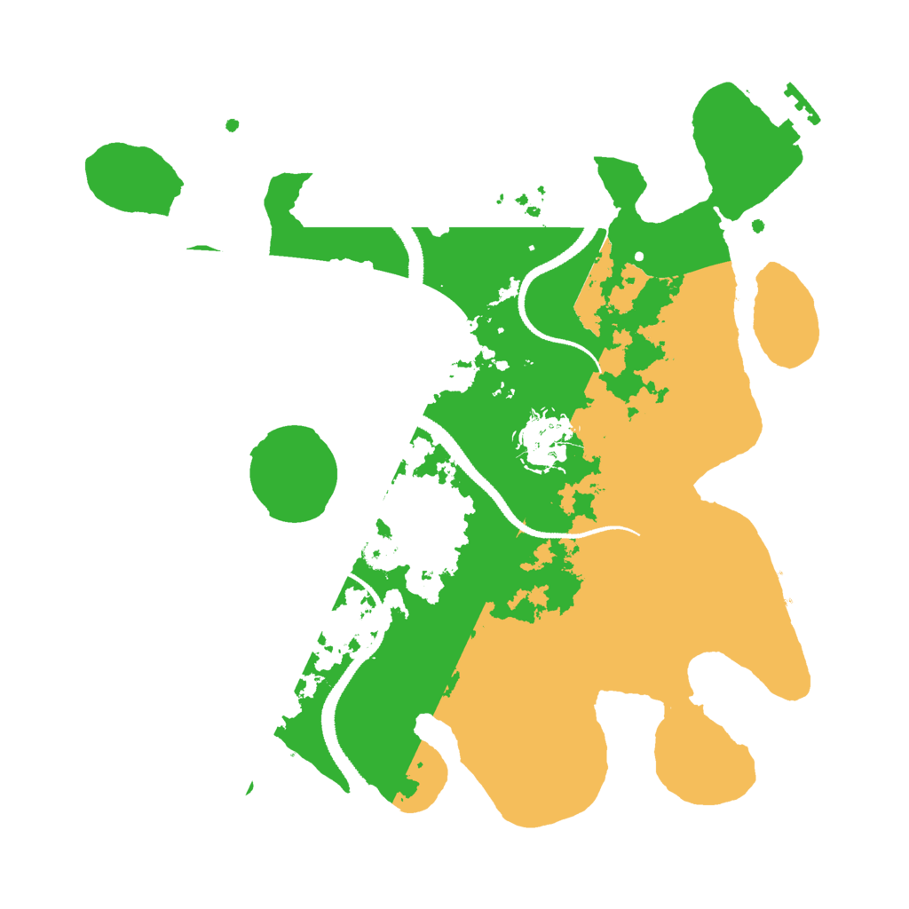 Biome Rust Map: Procedural Map, Size: 2800, Seed: 1489973490