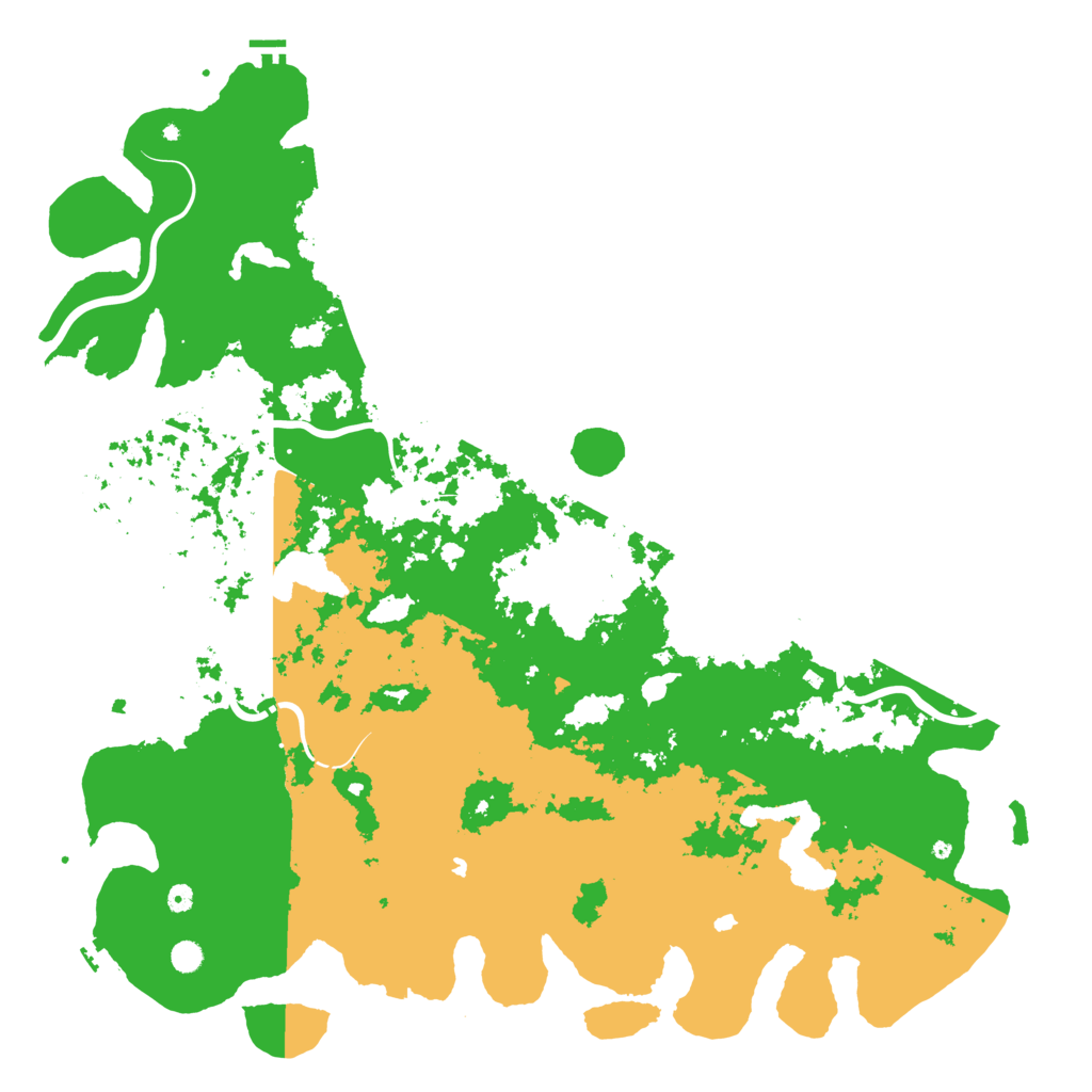 Biome Rust Map: Procedural Map, Size: 6000, Seed: 837957393