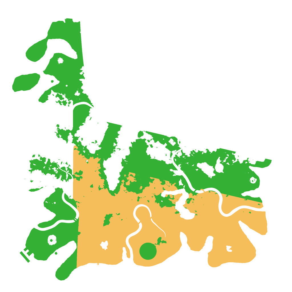 Biome Rust Map: Procedural Map, Size: 4500, Seed: 817375760