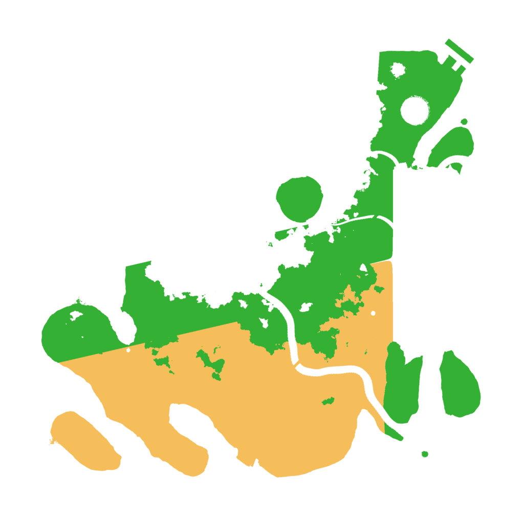 Biome Rust Map: Procedural Map, Size: 3250, Seed: 1313