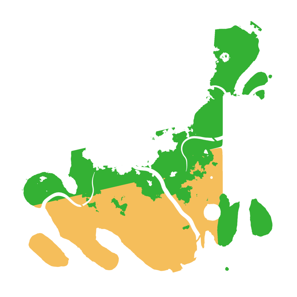 Biome Rust Map: Procedural Map, Size: 3250, Seed: 1313