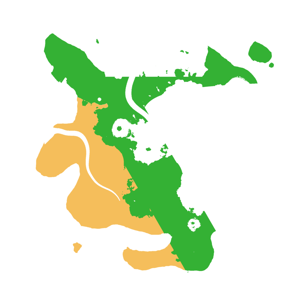 Biome Rust Map: Procedural Map, Size: 2500, Seed: 1970144235