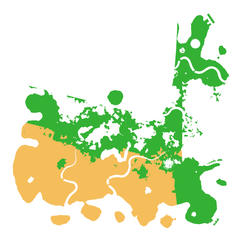 Biome Rust Map: Procedural Map, Size: 4500, Seed: 422785713