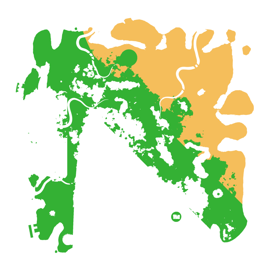 Biome Rust Map: Procedural Map, Size: 4250, Seed: 801106600