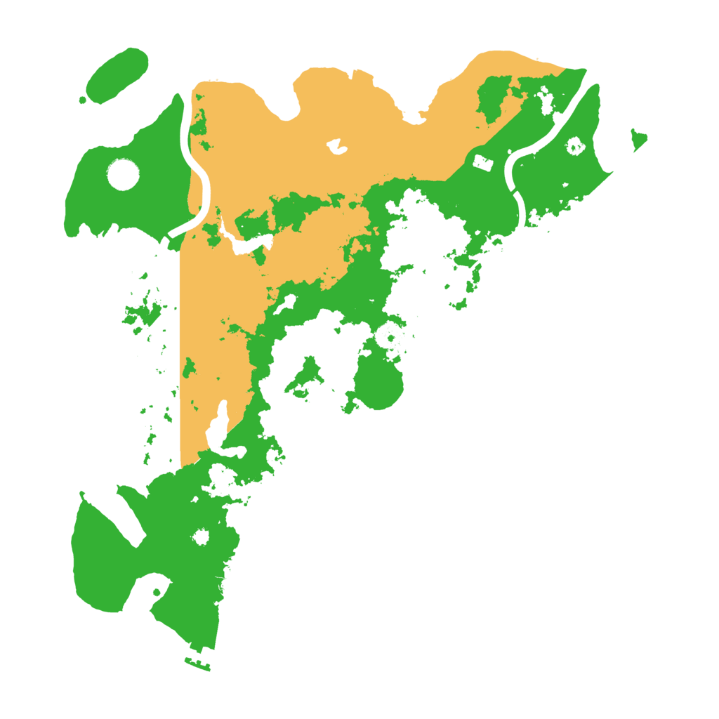 Biome Rust Map: Procedural Map, Size: 4000, Seed: 45667