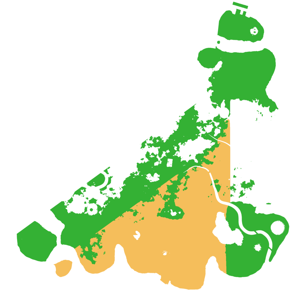 Biome Rust Map: Procedural Map, Size: 4000, Seed: 398472