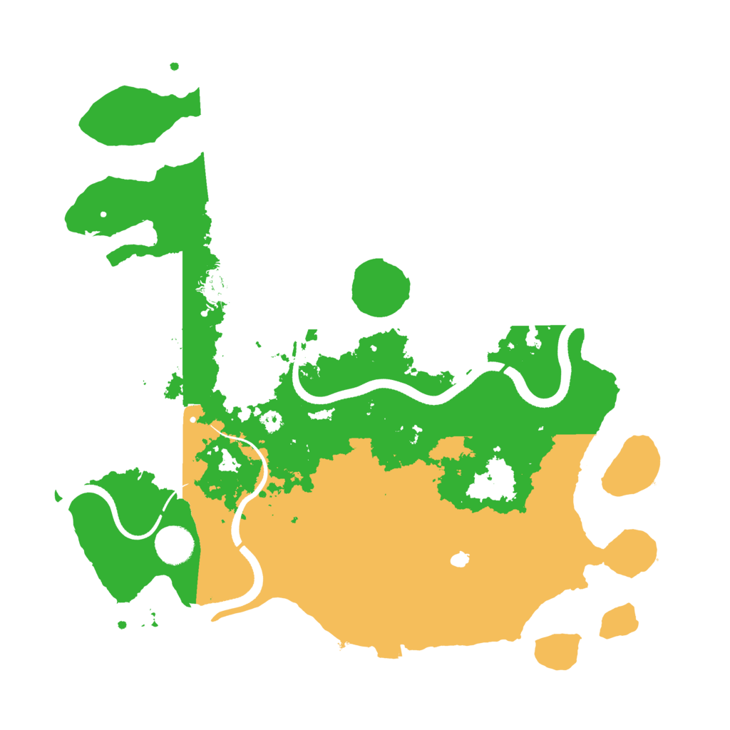 Biome Rust Map: Procedural Map, Size: 3500, Seed: 22427526