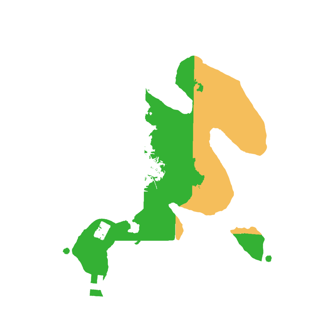 Biome Rust Map: Procedural Map, Size: 2000, Seed: 1730025694