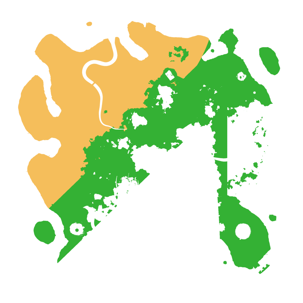 Biome Rust Map: Procedural Map, Size: 3515, Seed: 3309