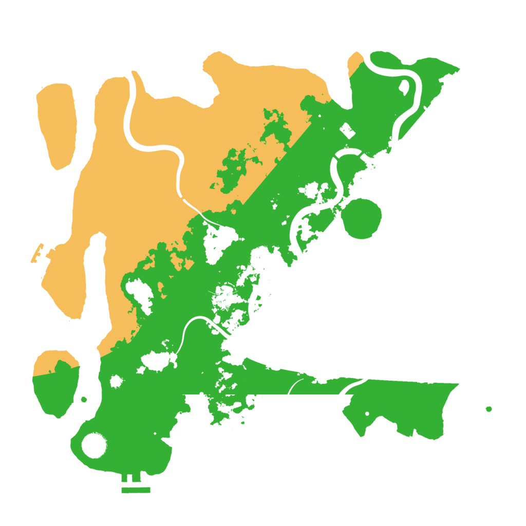 Biome Rust Map: Procedural Map, Size: 3700, Seed: 1470370041