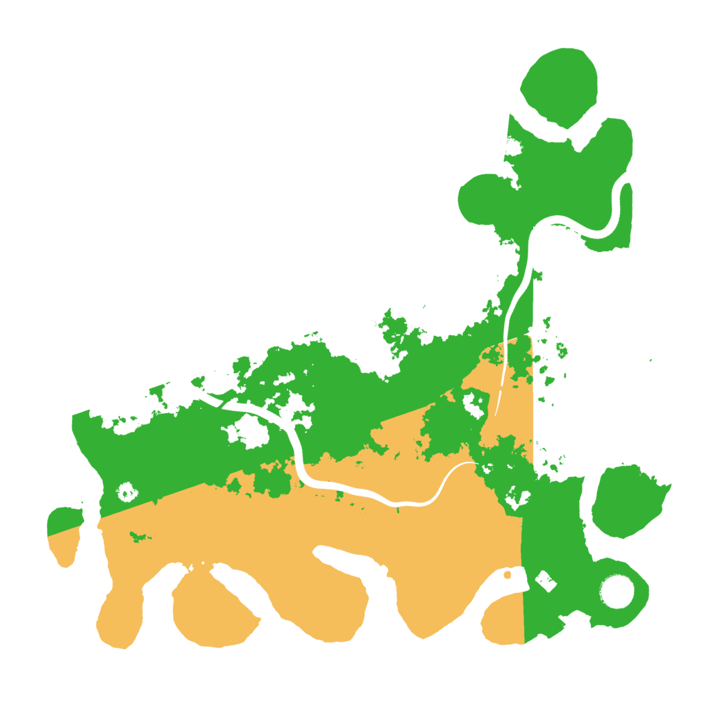 Biome Rust Map: Procedural Map, Size: 3700, Seed: 1243989065