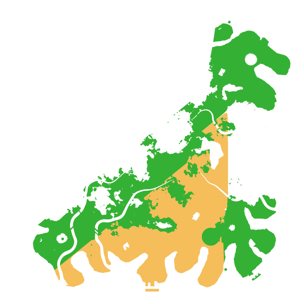 Biome Rust Map: Procedural Map, Size: 4500, Seed: 792899133