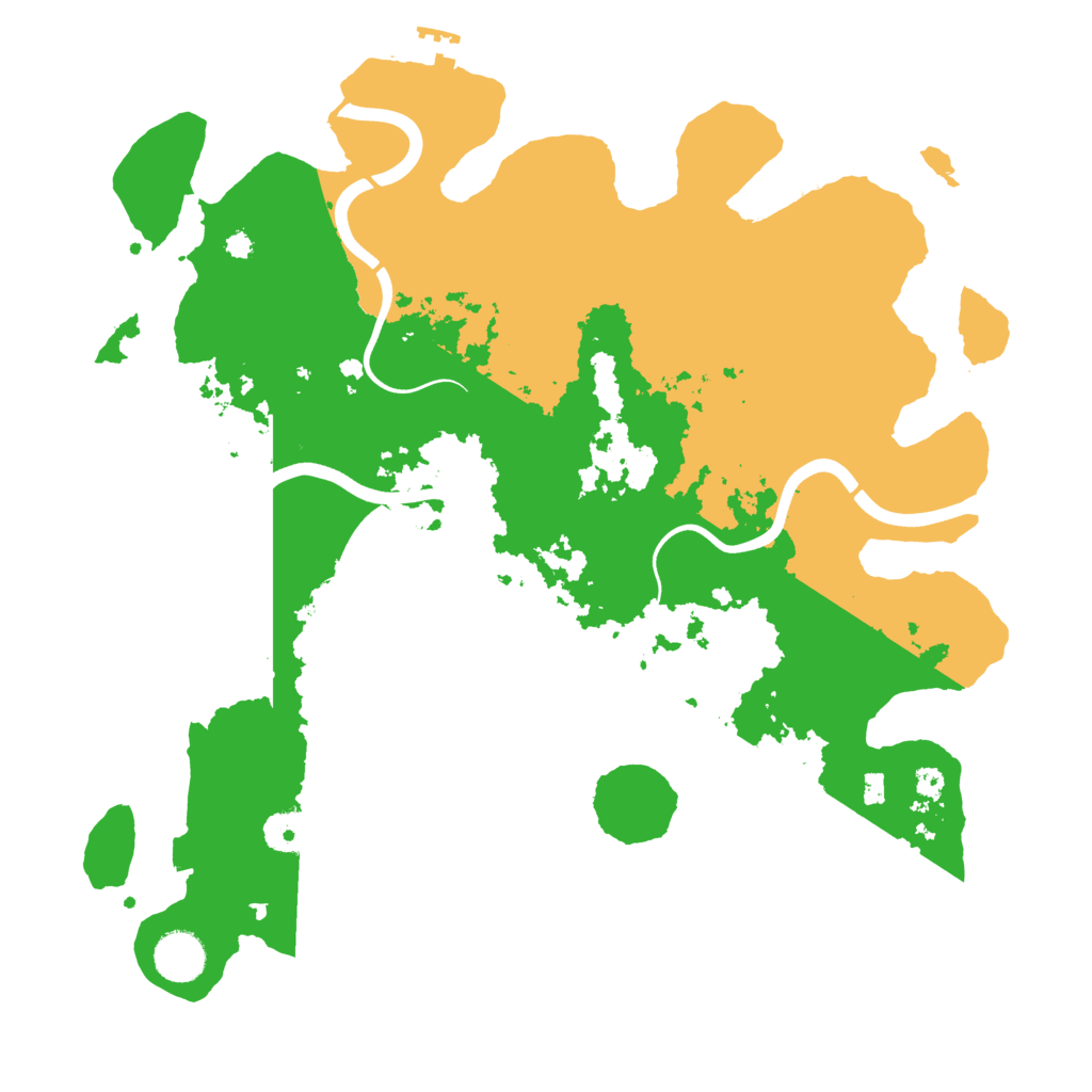 Biome Rust Map: Procedural Map, Size: 3750, Seed: 1279407756