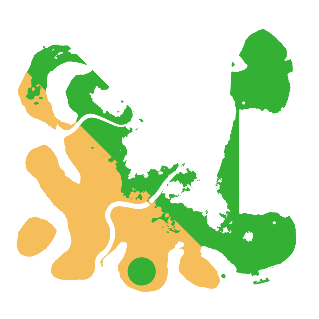 Biome Rust Map: Procedural Map, Size: 3000, Seed: 8417562